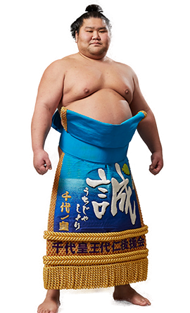 Portrait of the sumo wrestler