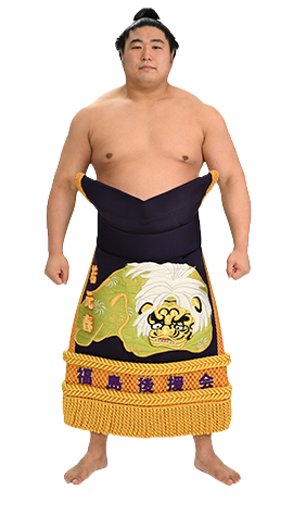 Portrait of the sumo wrestler