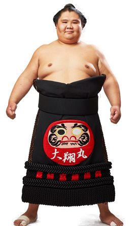 Portrait of the sumo wrestler