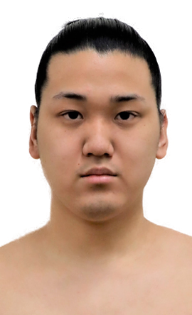 Portrait of the sumo wrestler