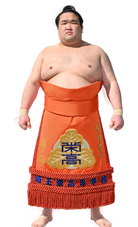 Portrait of the sumo wrestler