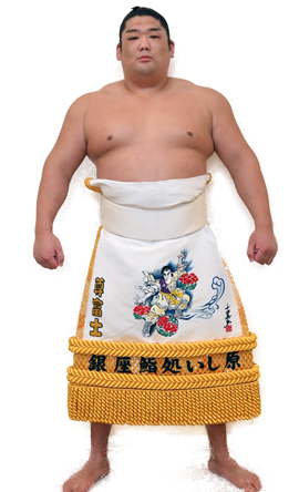 Portrait of the sumo wrestler