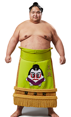 Portrait of the sumo wrestler